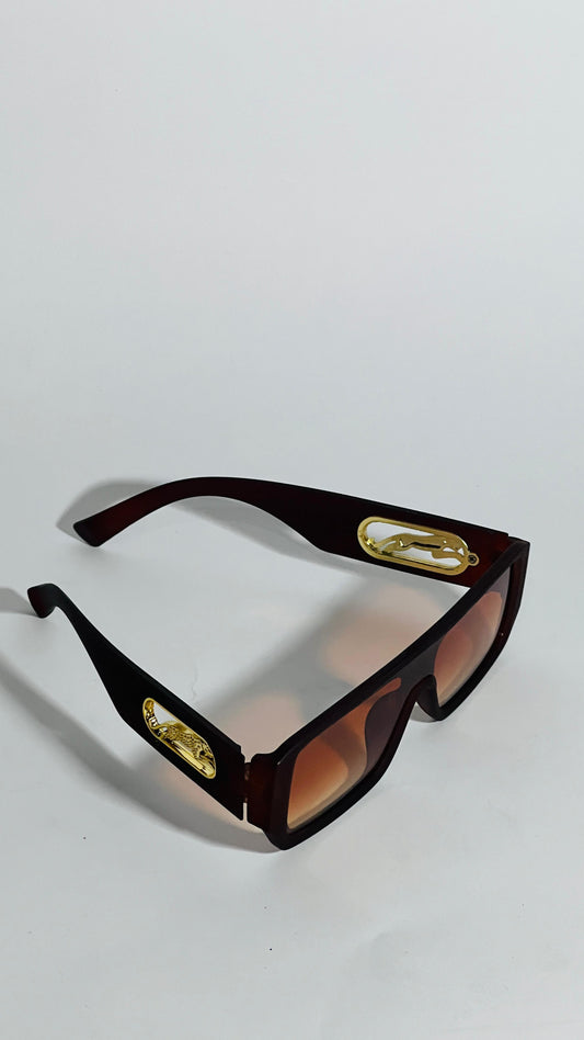 The Trendsetter: Elite Rectangular Shield Sunglasses.