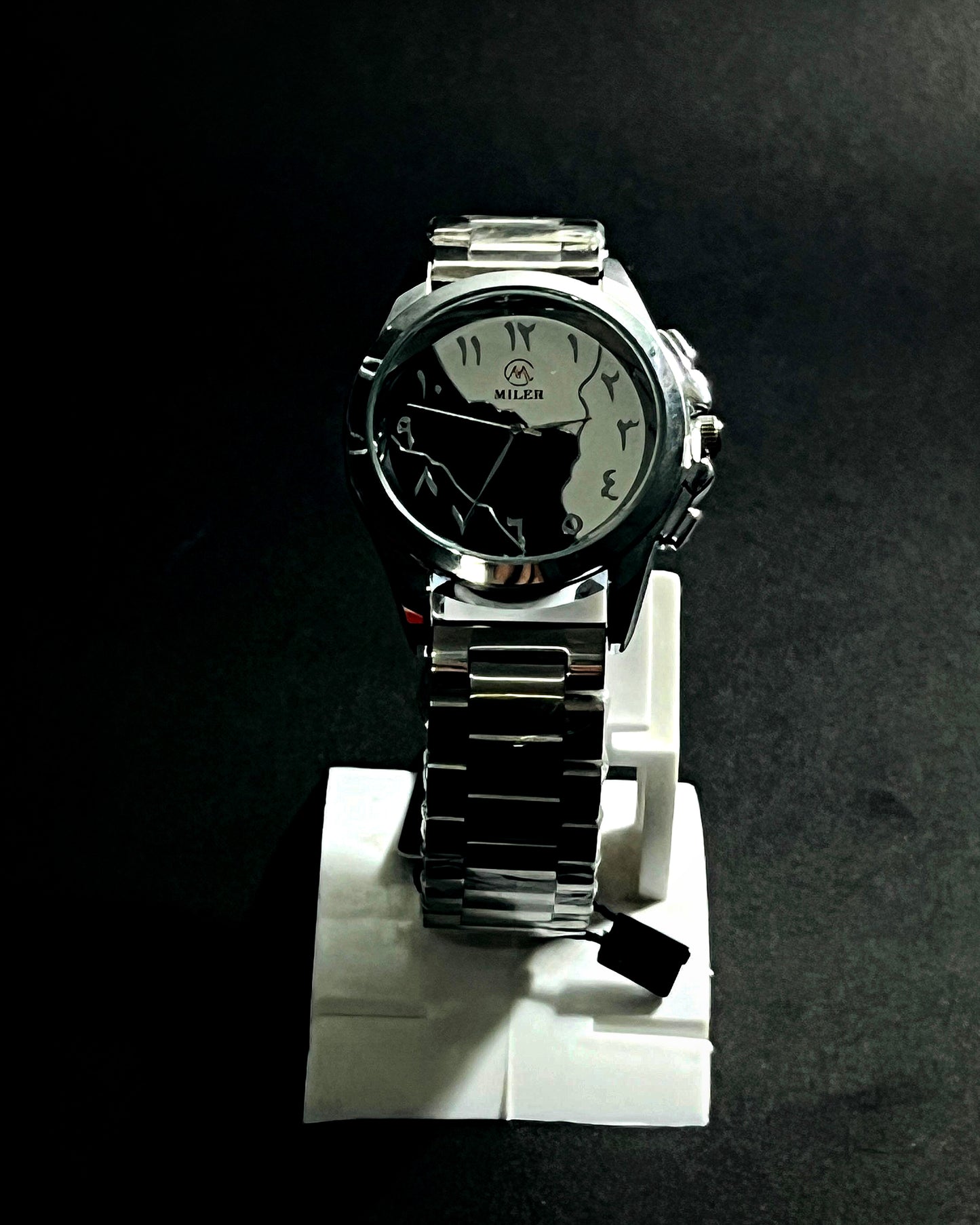 Arabic Aura Chain Watch | Golden & Silver Edition.