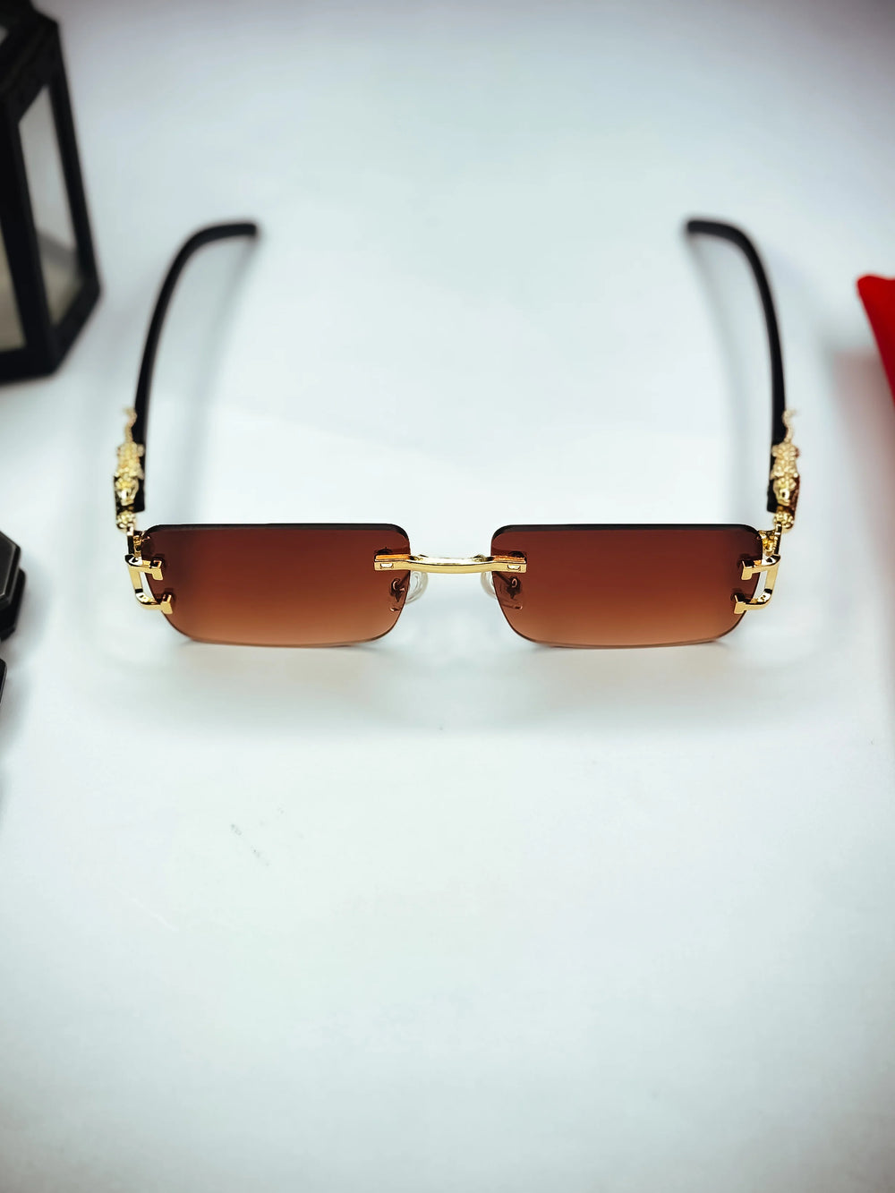 Black Mafia glasses | Cheetah glasses.