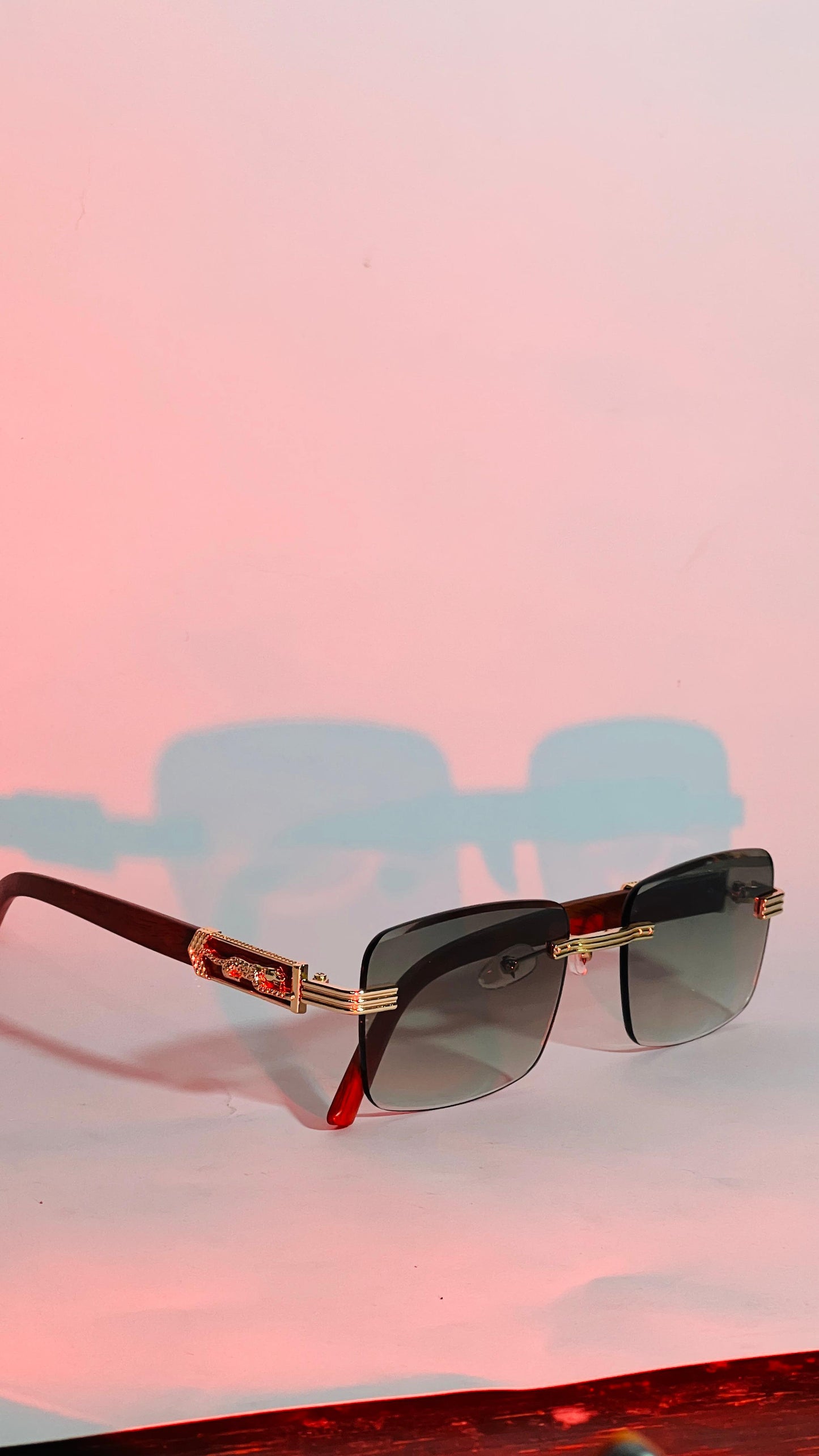 Rimless Sunglasses | cheetah glasses.