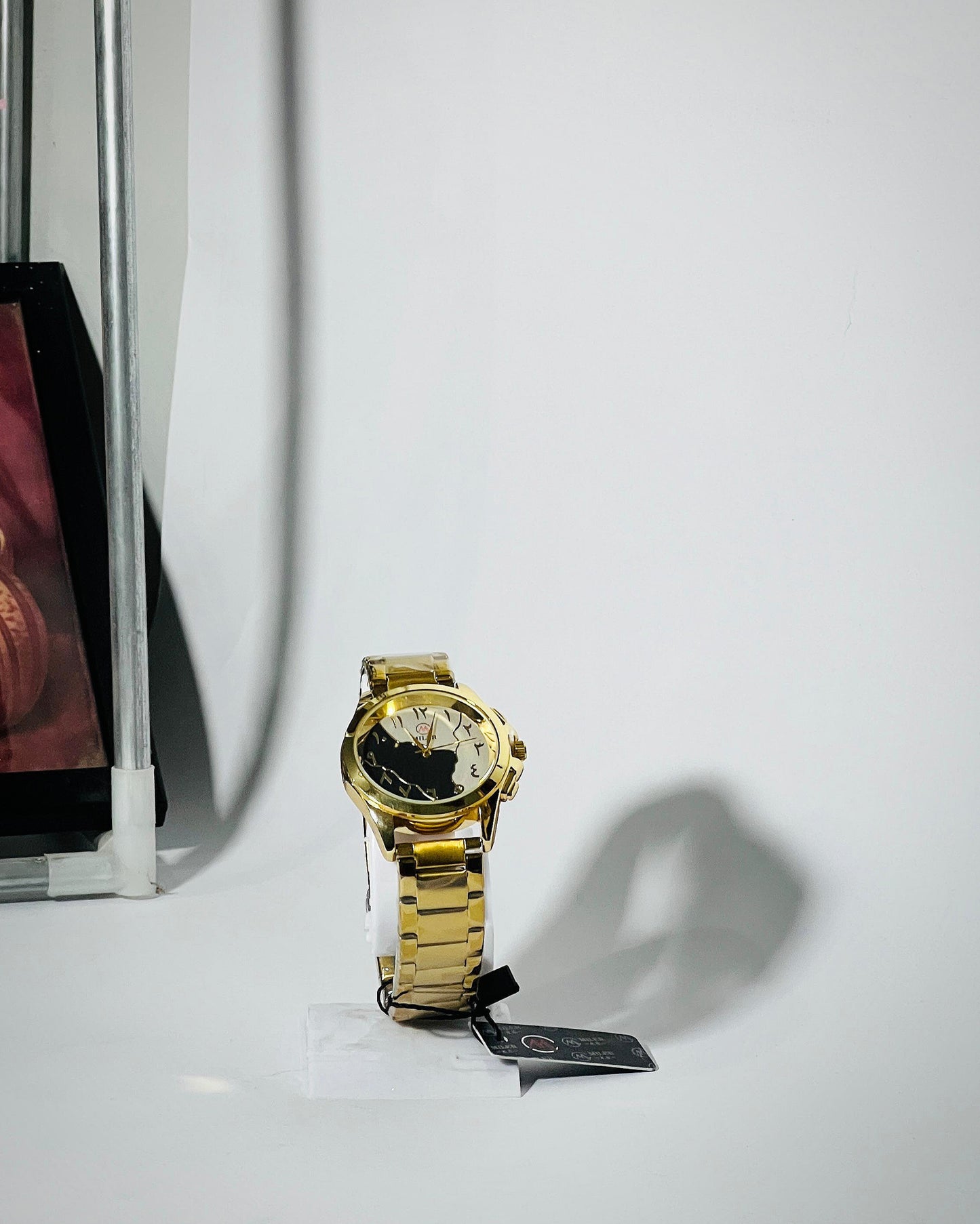 Arabic Aura Chain Watch | Golden & Silver Edition.