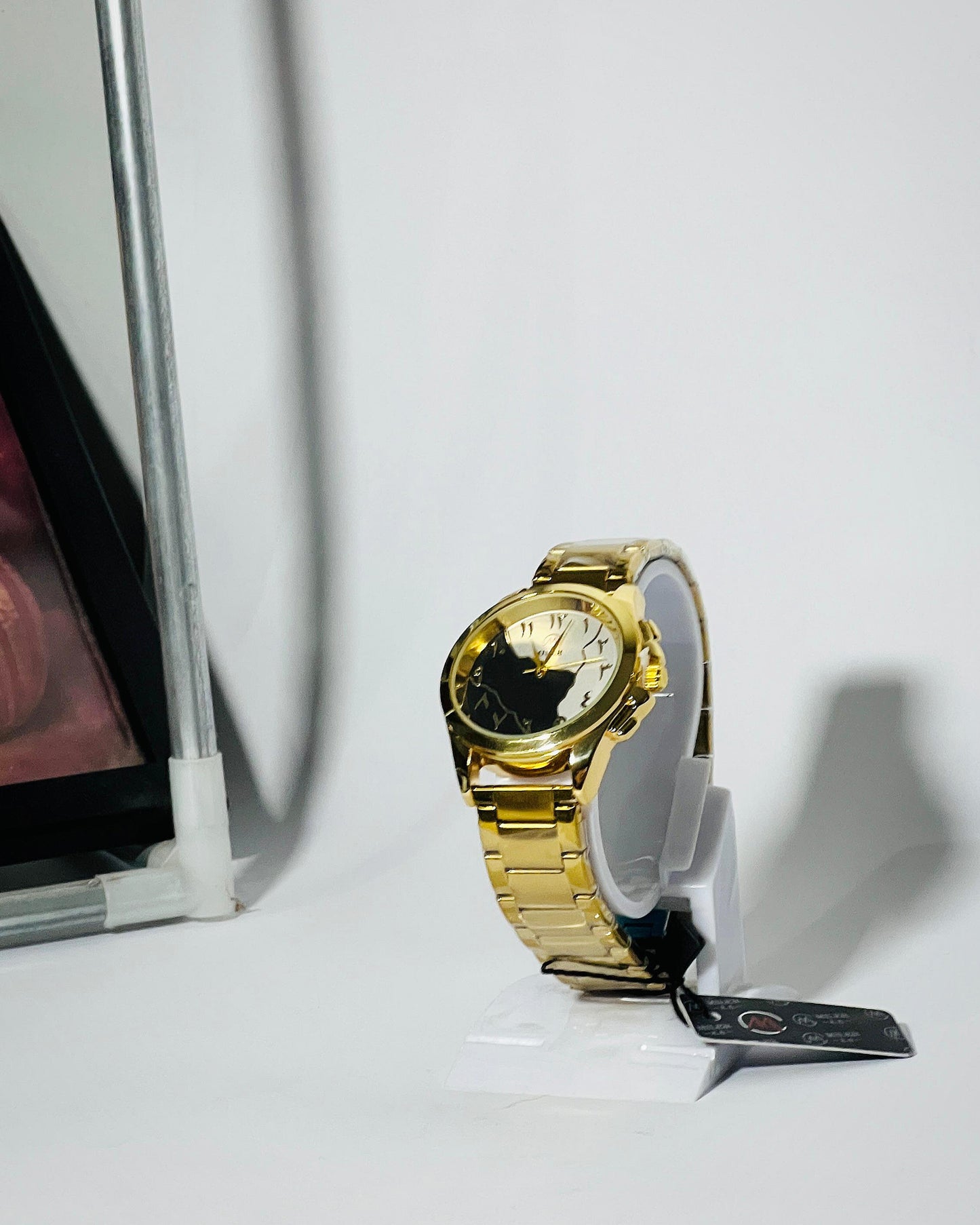 Arabic Aura Chain Watch | Golden & Silver Edition.