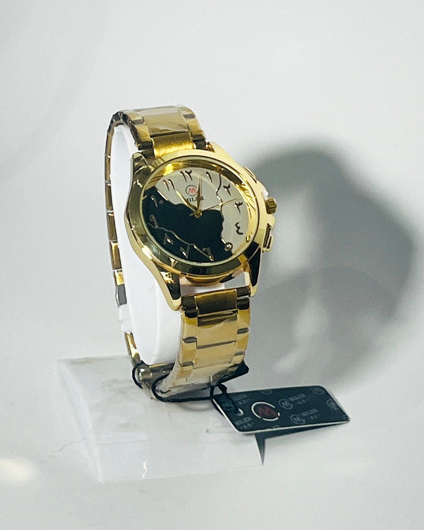 Arabic Aura Chain Watch | Golden & Silver Edition.