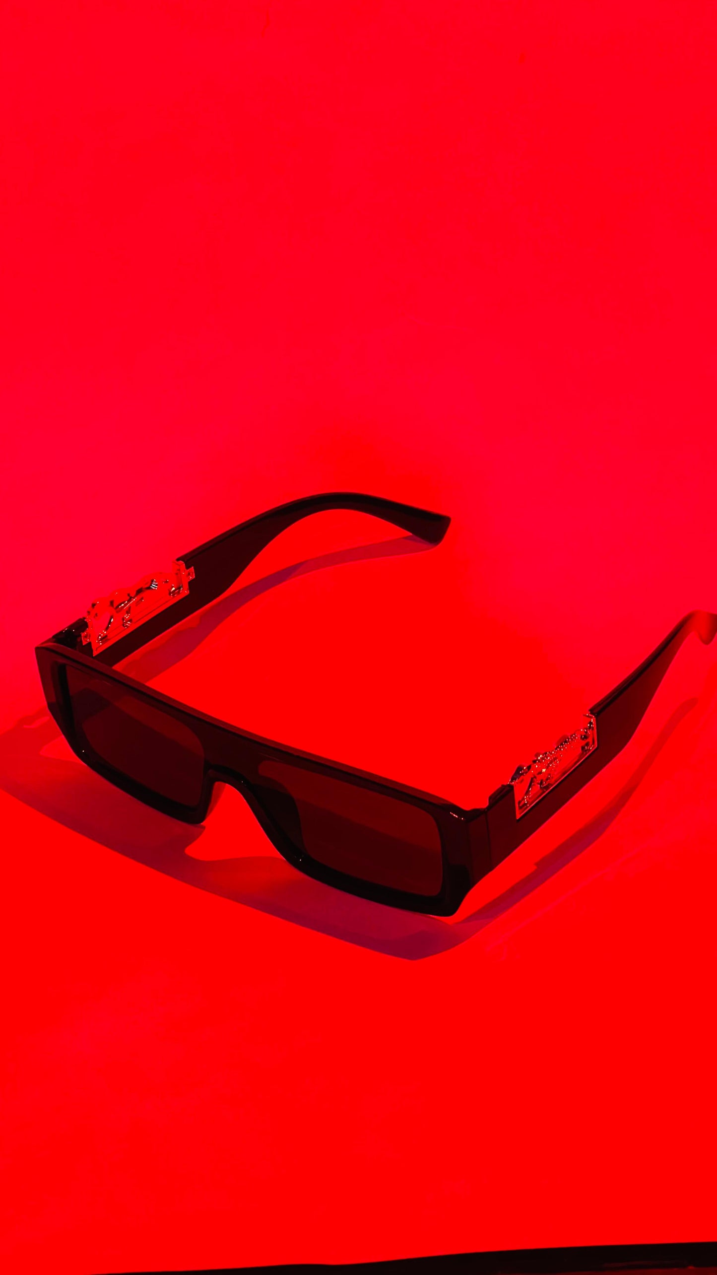 The Trendsetter: Elite Rectangular Shield Sunglasses.