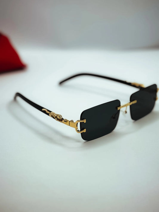 Black Mafia glasses | Cheetah glasses.