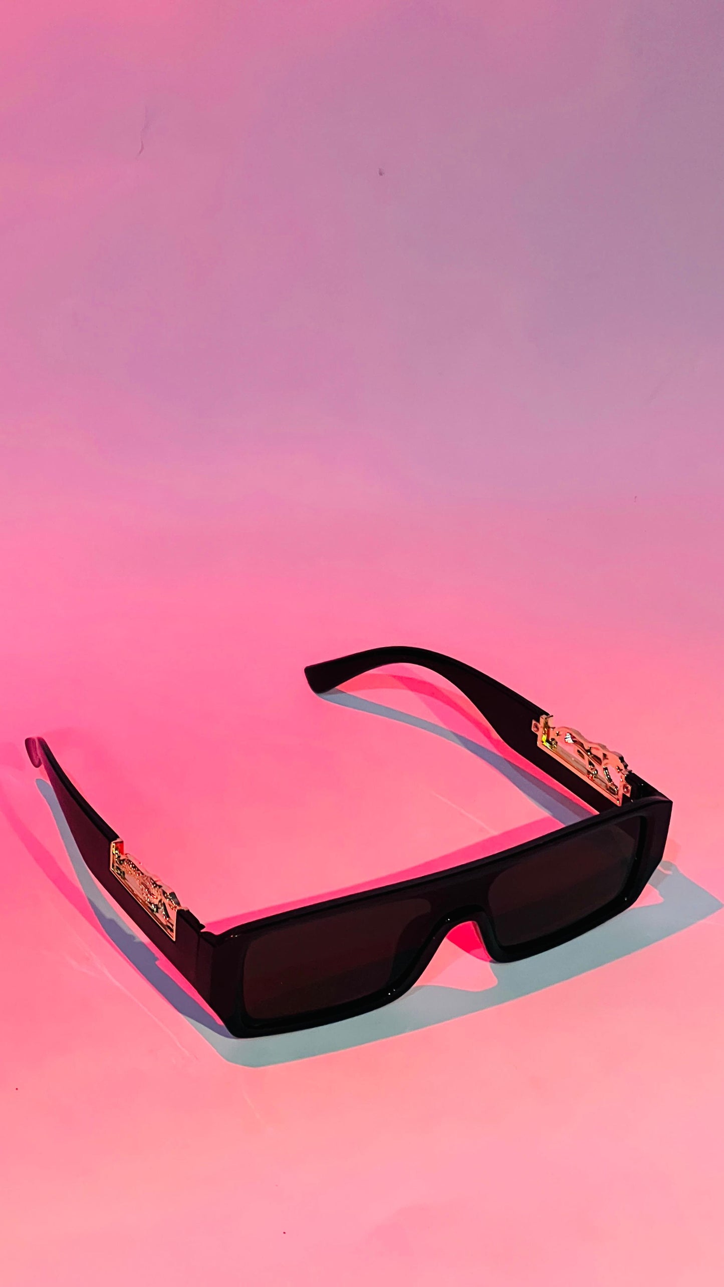 The Trendsetter: Elite Rectangular Shield Sunglasses.