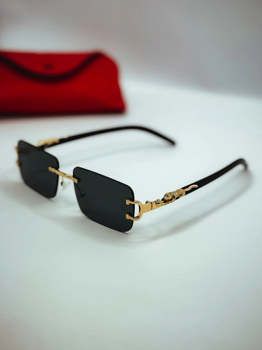 Black Mafia glasses | Cheetah glasses.